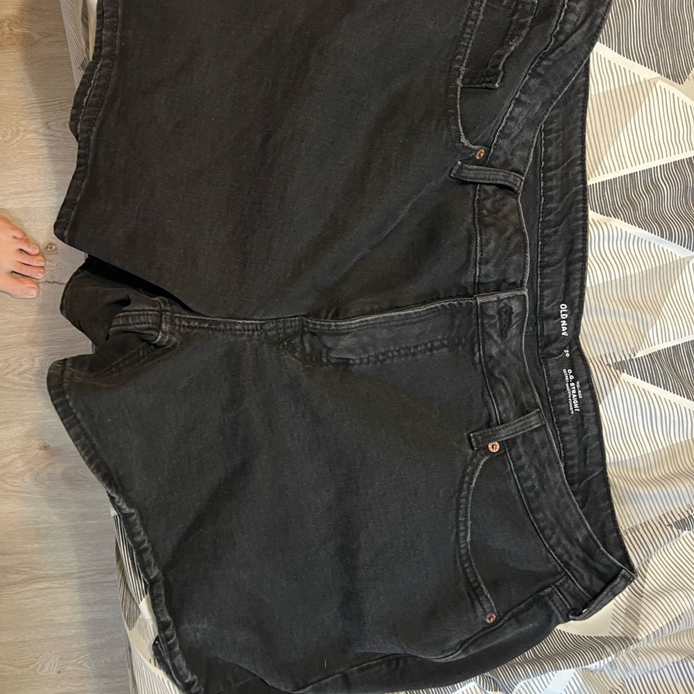 Old Navy Charcoal Denim Shorts
